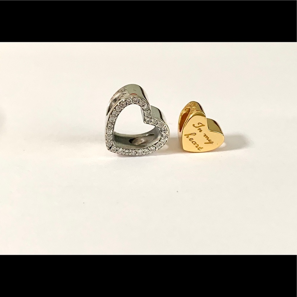 Pandora sterling silver heart charm